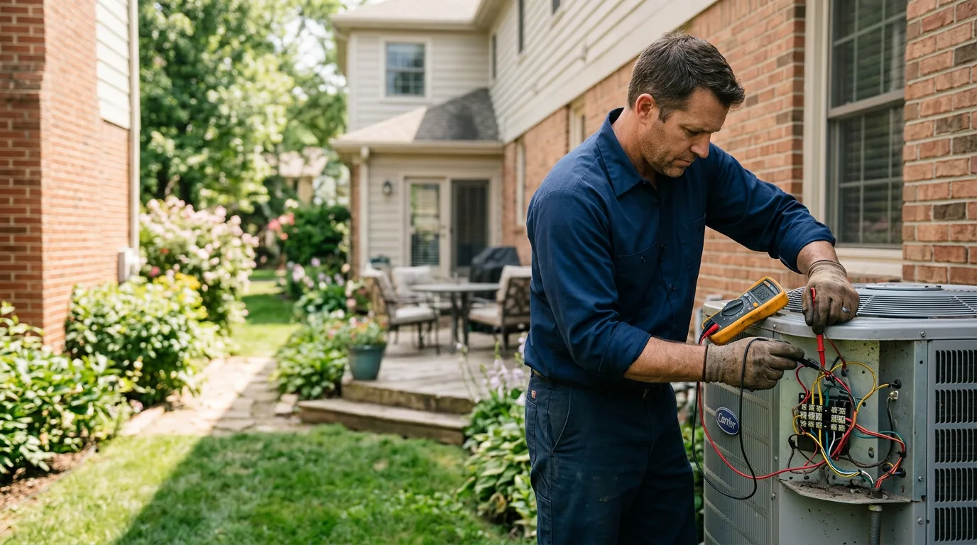 HVAC technician working near Choteau, MT